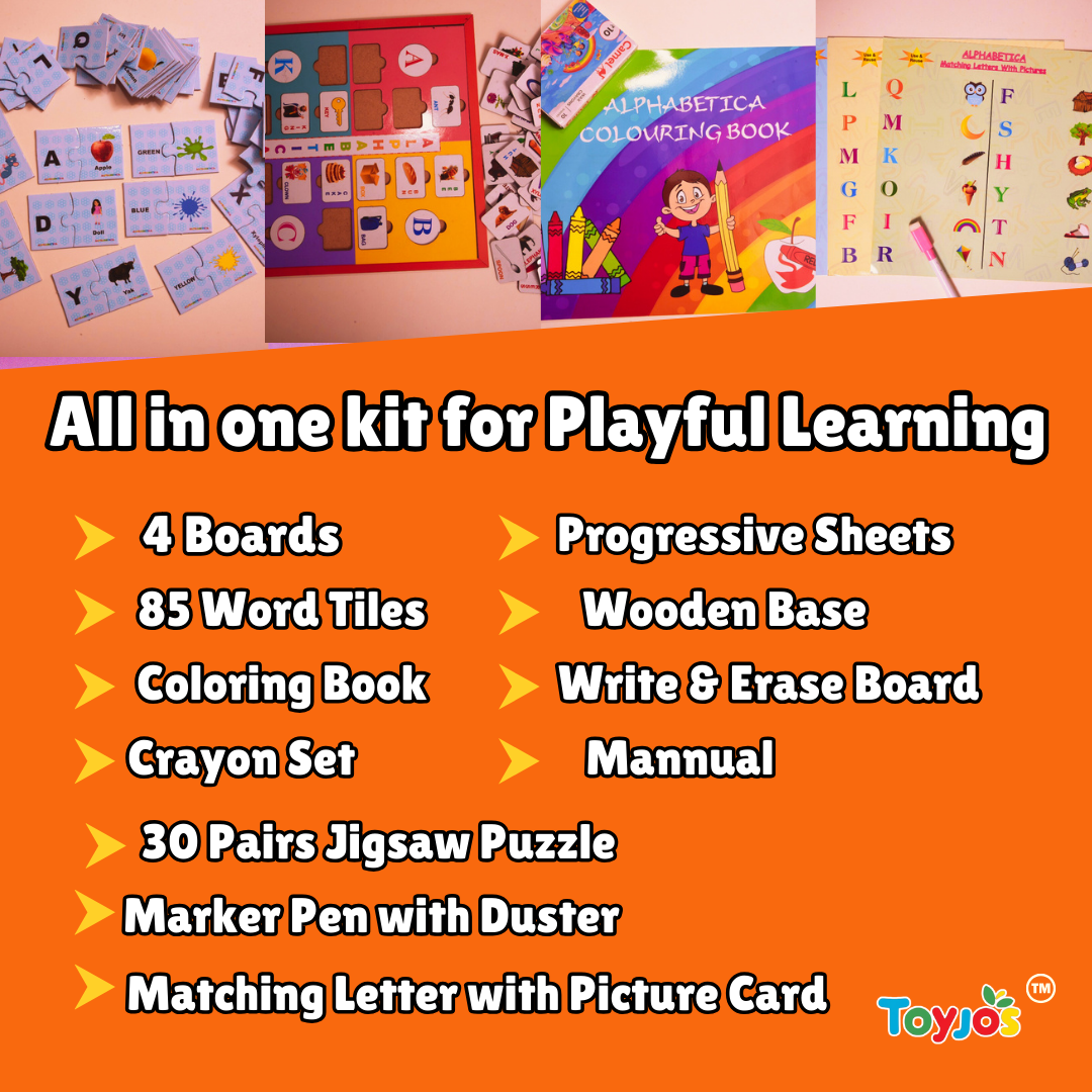 Toyjos ABC Adventures β Montessori-Inspired Alphabet & Language Learning Kit
