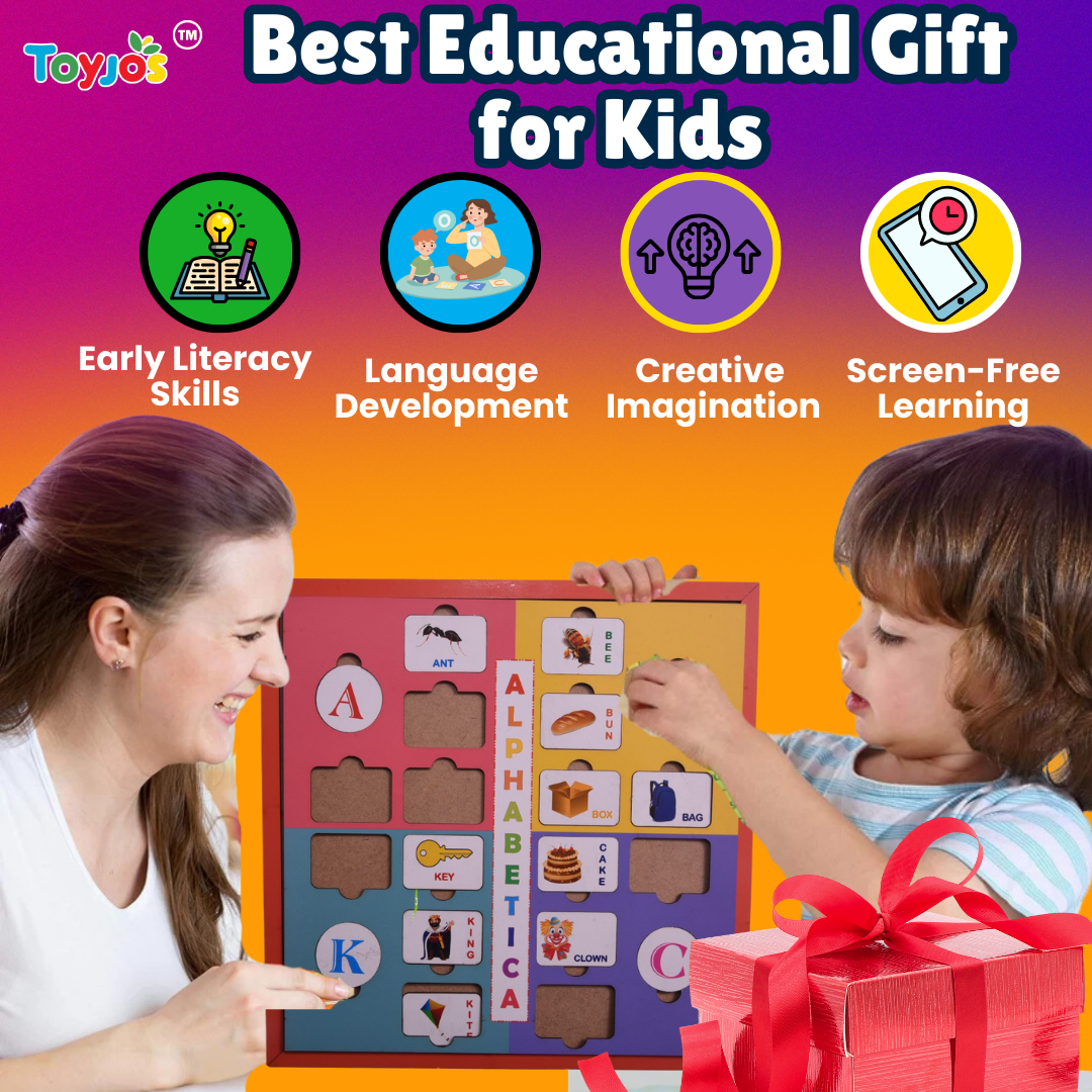 Toyjos ABC Adventures β Montessori-Inspired Alphabet & Language Learning Kit