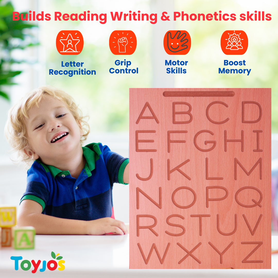 Wooden Tracing Board - English Alphabets