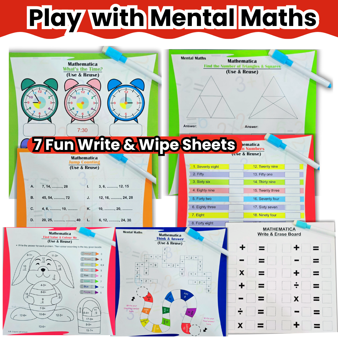 Toyjos Numeropedia β Montessori STEM Play & Learn Math Kit | 30 Experiential Activities for Young Minds