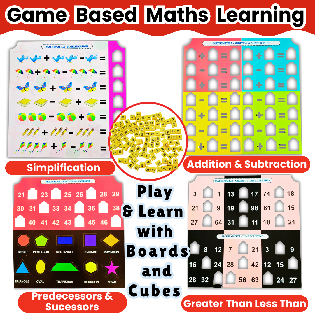 Toyjos Numeropedia β Montessori STEM Play & Learn Math Kit | 30 Experiential Activities for Young Minds