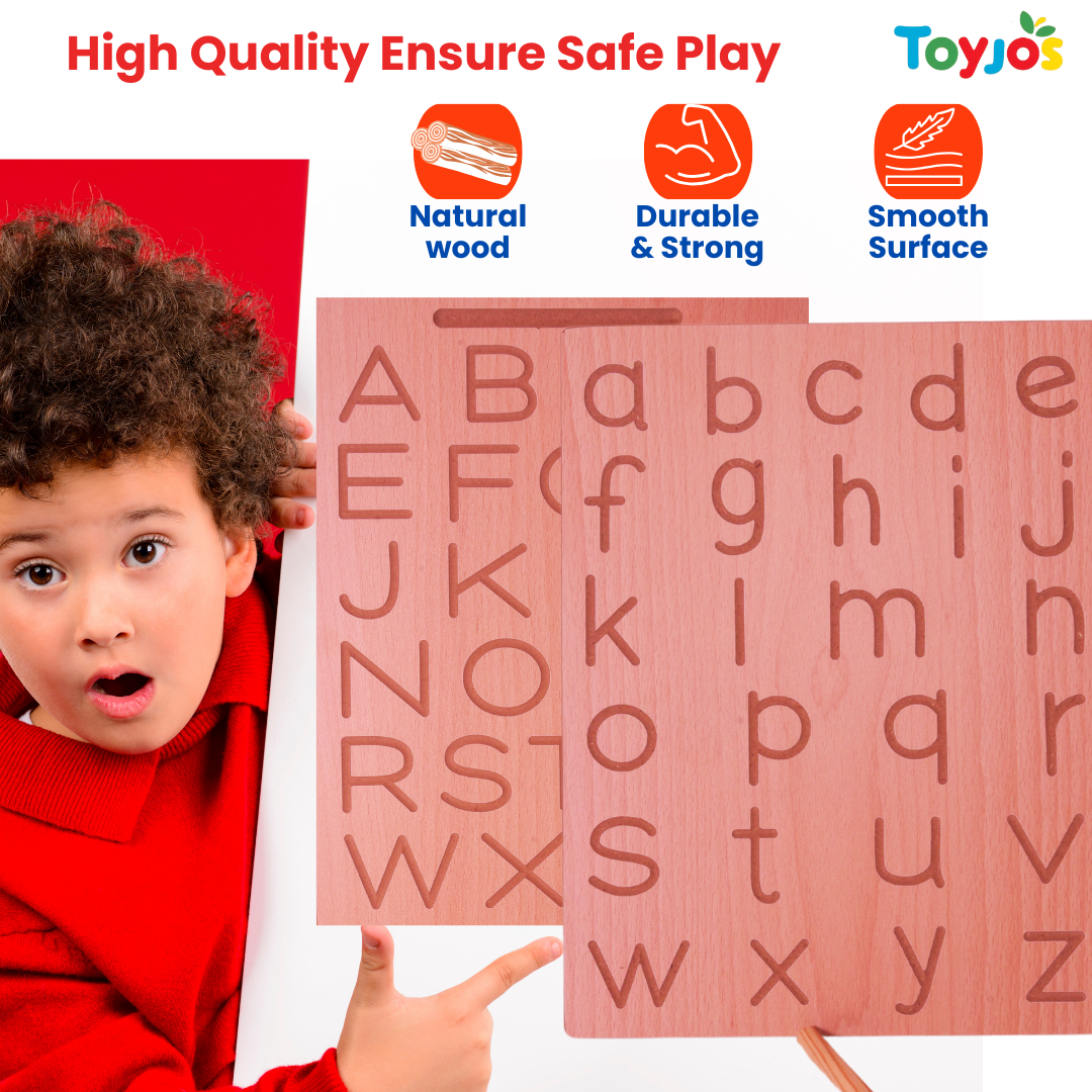 Wooden Tracing Board - English Alphabets