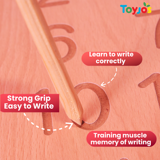 Wooden Set of 2 Tracing Board - Maths & Numbers