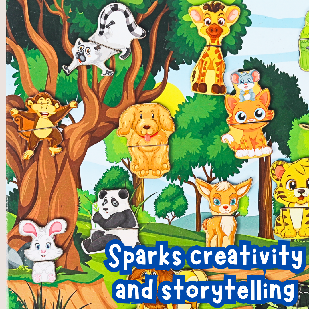 Toyjos 3D Magnetic Animal Puzzle for Kids – Montessori-Inspired, Eco-Friendly & Educational