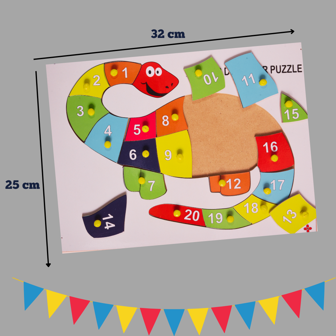 Dinosaur Number Puzzle β Interactive Number Learning