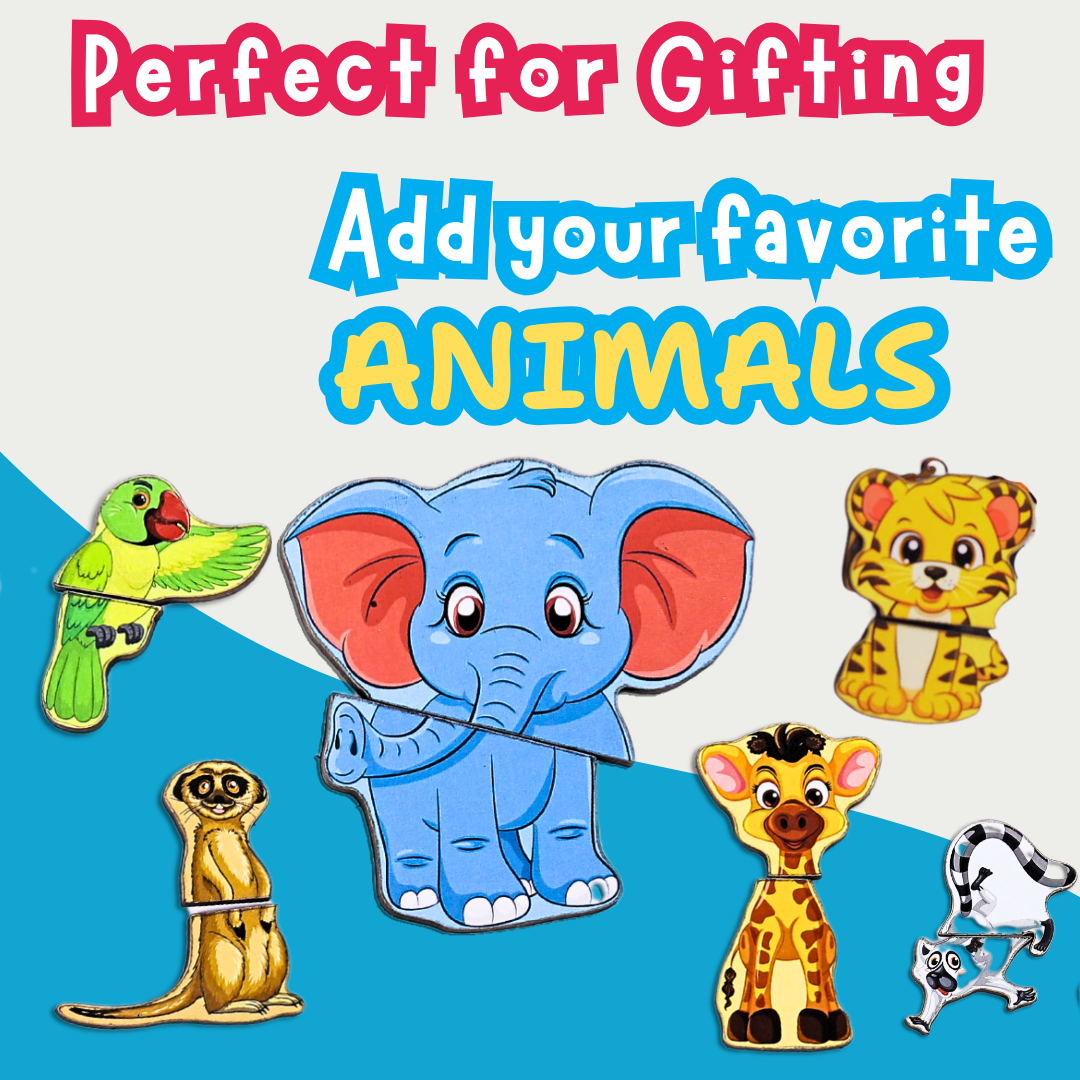 Toyjos 3D Magnetic Animal Puzzle for Kids – Montessori-Inspired, Eco-Friendly & Educational