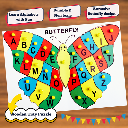 Butterfly Alphabet Puzzle ā Learn Letters in Style