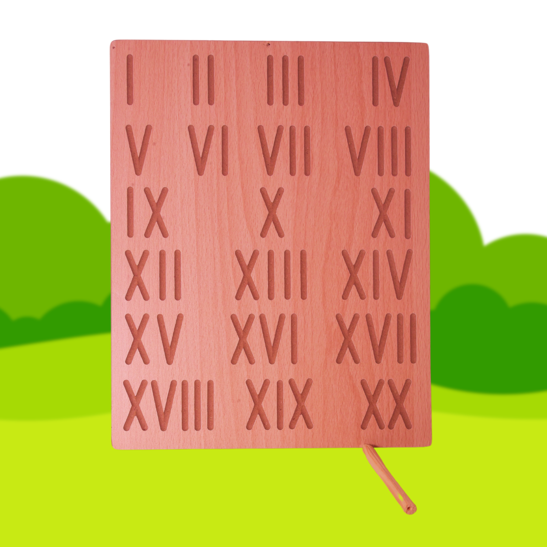 Wooden Tracing Board - Numbers