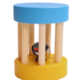Wooden Rolling Bell Rattle β Safe & Eco-Friendly Baby Toy (0-2 Years)