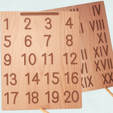 Wooden Set of 2 Tracing Board -  Maths & Numbers