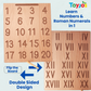 Wooden Set of 2 Tracing Board -  Maths & Numbers