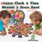 Toyjos Animal-Themed  multi skills Learning Clock: Time, Counting & Shape Sorter