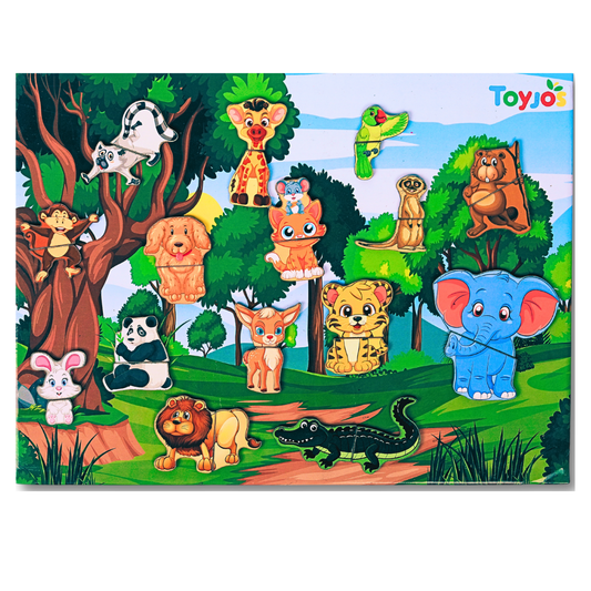 Toyjos 3D Magnetic  Animal Puzzle for Kids – Montessori-Inspired, Eco-Friendly & Educational