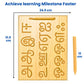 Wooden Tracing Board Combo Set for Kids | English, Math, Tamil Alphabet Letter Engraved Double-Sided Learning Tool | Montessori Learning Writing Slate with Stylus Pen for Ages 2–5 Years