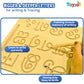 Wooden Tracing Board for Kids - Tamil Alphabet Letters Engraved Double-Sided Learning Tool - Montessori Learning Writing Slate with Stylus Pen for Ages 2–5 Years (Pack of 1)
