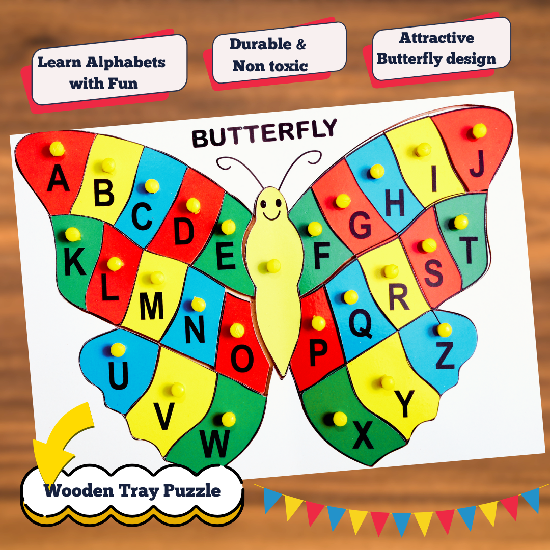 Butterfly Alphabet Puzzle – Learn Letters in Style