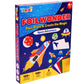 TOYJOS Space Adventure Foil Art Kit for Kids 220+ Pieces No Mess DIY Craft Kit Creative Activity Play Set with Foil Sheets Stickers & Canvases Educational Gift for Boys Girls 4 to 9 Years