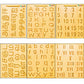 Wooden Tracing Board Combo Set for Kids | English, Math, Tamil Alphabet Letter Engraved Double-Sided Learning Tool | Montessori Learning Writing Slate with Stylus Pen for Ages 2–5 Years