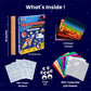 TOYJOS Space Adventure Foil Art Kit for Kids 220+ Pieces No Mess DIY Craft Kit Creative Activity Play Set with Foil Sheets Stickers & Canvases Educational Gift for Boys Girls 4 to 9 Years