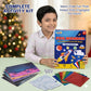TOYJOS Space Adventure Foil Art Kit for Kids 220+ Pieces No Mess DIY Craft Kit Creative Activity Play Set with Foil Sheets Stickers & Canvases Educational Gift for Boys Girls 4 to 9 Years
