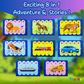 Toyjos Double-Sided 8-in-1 Wooden  Framed Stick Puzzle – Animal & Transport theme