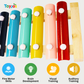 Toyjos Rainbow Melody Wooden Xylophone for Kids – 8-Note Musical Toy