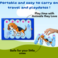 Toyjos Double-Sided 8-in-1 Wooden  Framed Stick Puzzle – Animal & Transport theme
