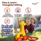 Toyjos Pull-Along  Wooden Giraffe – Safe, Durable & Fun Learning Toy for Toddlers