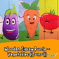 Wooden Jigsaw Puzzle - Vegetables (3-in-1)