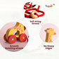 Toyjos Pull-Along  Wooden Giraffe – Safe, Durable & Fun Learning Toy for Toddlers