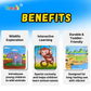 Wooden Jigsaw Puzzle - Wild Animals (3-in-1)