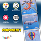 Wooden Jigsaw Puzzles - Air Transport (3-in-1)
