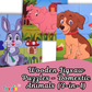 Wooden Jigsaw Puzzle - Domestic Animals (3-in-1)