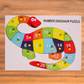 Dinosaur Number Puzzle – Interactive Number Learning
